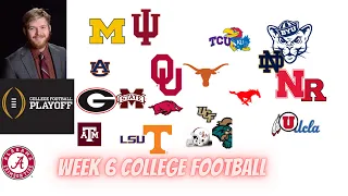 college football predictions week 6 2022
