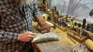 Cutting the Tip & Drilling the Spout Hole for a Powder Horn