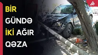 Bir rayonda iki ağır qəza: 2 NƏFƏR ÖLDÜ, 2 NƏFƏR YARALANDI - APA TV