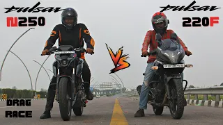 Pulsar 220F vs Pulsar N250 Drag Race