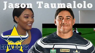 Clueless New Rugby League Sports Fan Reacts to Jason Taumalolo NRL Highlights