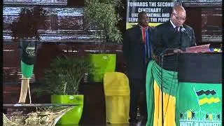 President of ANC Jacob Zuma deliver a Lecture in honour of president Alfred Bitini Xuma