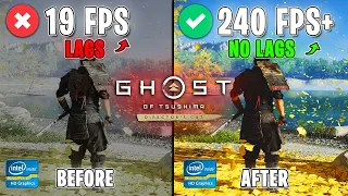 Ghost of Tsushima - BEST SETTINGS to FIX LAGS, FPS Drops, Stuttering 🔧✅