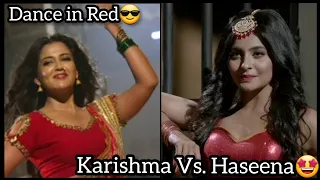 Karishma Vs. Haseena😍Dance in Red😎Maddam sir🤗😚#maddamsir😘