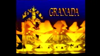 Granada TV - Continuity, Ad Break, News Bulletin 10am 23.12.89