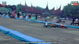 Insiden di Finish Laps Road Race POWERPRIX Lanud Tabing Padang Bebek 2T (1)