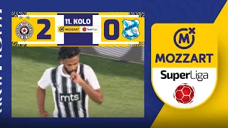 Mozzart Bet Super liga 2023/24 - 11.Kolo: PARTIZAN – MLADOST 2:0 (0:0)