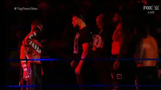 WWE -MSG-smackdown 10/9/2021 demon finn balor Roman reigns face to face