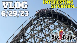 An Interesting Situation on El Toro... | Six Flags Great Adventure Vlog 6/29/23