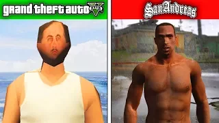 GTA 5 Worst Graphics Possible VS GTA SA PC