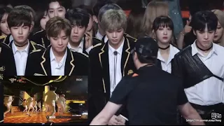 MBC GAYO DAEJEJEON 2017 WANNA ONE reaction to SEVENTEEN's CLAP