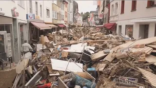 Germany begins flood clean-up with at least 160 dead