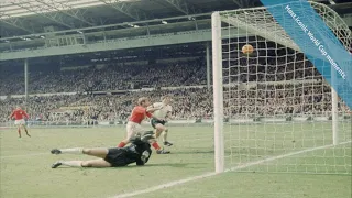 The controversial Wembley Goal at the 1966 World Cup final. Most iconic World Cup moments.