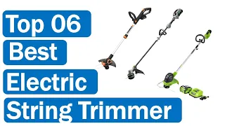 Best Electric String Trimmer 2021 - Top 6  Best Cordless String Trimmer 2021