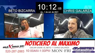 Noticiero Al Máximo Con Oscar Omar Felix, ''Betun'' Vizcarra Y Chris El ''Machu Picchu'' #Podcast298