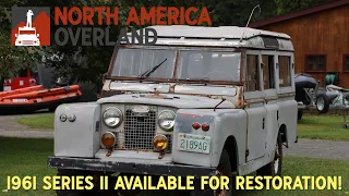 1961 land Rover Series II 109- AVAILABLE FOR RESTORATION