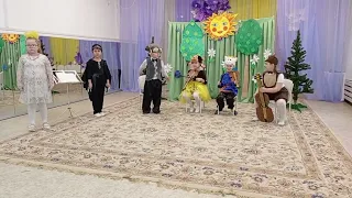 Группа Улыбка, 6-7 лет.Инсценировка басни И. А.  Крылова "Квартет"