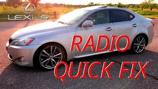 Lexus 2007-10 Radio/Volume Control Quick Fix (Is250)