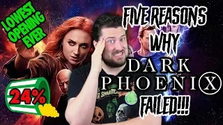 Five Reasons Why Dark Phoenix Failed!!!