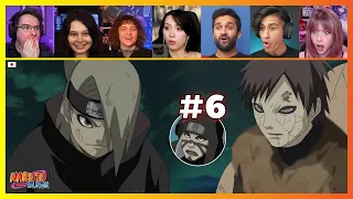 Naruto Shippuden Episode 06 | Gaara Defeated! | Reaction Mashup ナルト 疾風伝