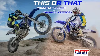 Yamaha YZ125X vs YZ250FX | Dirt Bike Test