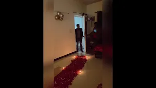 Wife Surprises Husband On Wedding Anniversary Decoration by @7eventzz All India Call/WP -9432937455