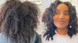 Look at what this Smoothing Treatment did to her hair!! Must Watch