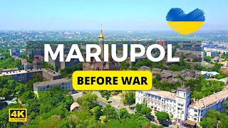 Mariupol by Drone Before War, Ukraine 🇺🇦 | 4K Drone Footage