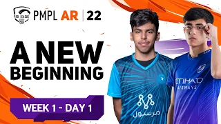 [EN] 2022 PMPL ARABIA Season 2 W1D1 | Fall | PUBG MOBILE Pro League