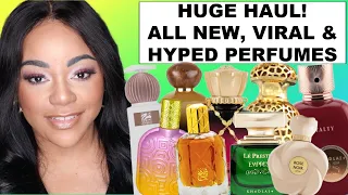 MIDDLE EASTERN FRAGRANCES HAUL| VIRAL, HYPED & NEW PERFUMES | UNBOXING & FIRST IMPRESSION