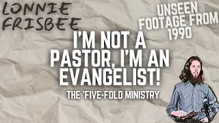 New Lonnie Frisbee Footage // "I'm not a pastor, I'm an evangelist"