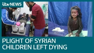 Idlib's humanitarian crisis: Plight of Syrian children left suffering | ITV News