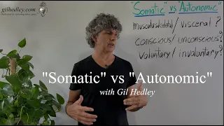 "Somatic" vs "Autonomic"~ Learn Integral Anatomy with Gil Hedley