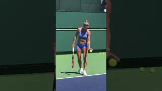 Camilla Giorgi 018-2 Sexy Exclusive Practice 2023 Indian Wells WTA
