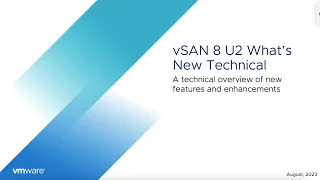 What is New with VMware vSAN 8 Update 2 and vSAN Max