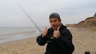 Trying again for a Bass Sea Fishing Isle of Wight UK