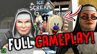 Ice Scream 6 FREINDS UPDATE V1.2 Full GAMEPLAY | Ice Scream 6 New Update Gameplay