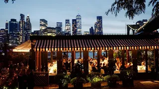 Dinner at the River Cafe in NYC| romantic dinner|