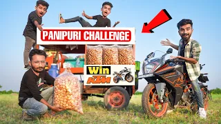Biggest Pani Puri Challenge - Winner Will Get KTM Bike | Worth 2 Lakh 🤑