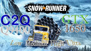 GTX 1650 | C2Q Q9400 | SnowRunner | All Settings | Gameplay Test | FPS Test