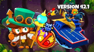 [BTD6] Bloody Puddles CHIMPS Black Border w/ Gerry, Carrier Flagship & Glue Storm