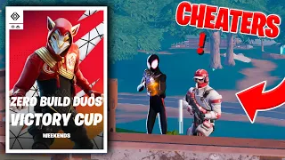 How We WON $200 Against Cheaters In Zero Build Victory Cup!