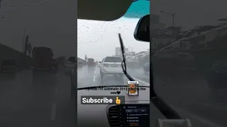 monsoon drive Mumbai in rain Hyundai i10 automatic #hyundai #shorts