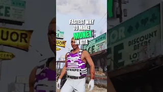 FASTEST Way to Make MONEY-GTA Online 💚 #gtav #easy #money