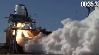 SpaceX видео Testing   Тестирование двигателя