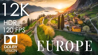 12K HDR 120FPS DOLBY VISION - MOST BEAUTIFUL EUROPE SCENIC - Inspiring Music