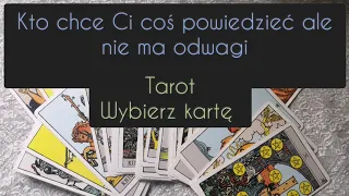 Kto chciałby Ci coś powiedzieć ale nie ma odwagi.Masz wiadomość od kogoś✨Tarot.Wybierz karte 🧡❤️💚