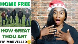 OPERA SINGER FIRST TIME HEARING HOME FREE - How Great Thou Art REACTION!!!😱 | 🎄CHRISTMAS REACTION 🎄