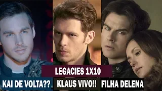 STEFANIE SALVATORE A FILHA DE DELENA! KLAUS VIVO!! E KAI MENCIONADO EM LEGACIES 1X10