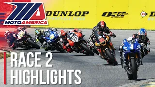 MotoAmerica Medallia Superbike Race 2 Highlights at VIR 2022